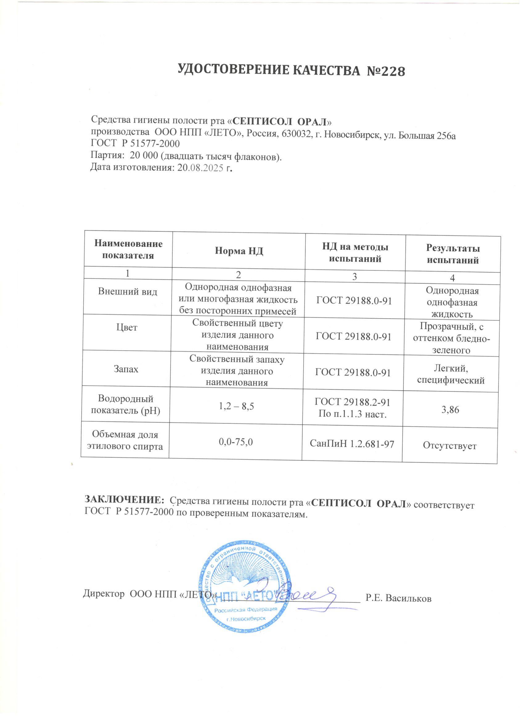 Паспорт №082025